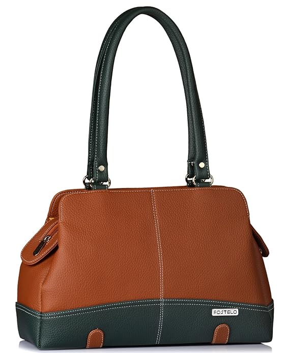 Fostelo Women's Helena Satchel Tote Handbag for Women | Ladies Purse | Stylish Shoulder Bag | Gift For Women