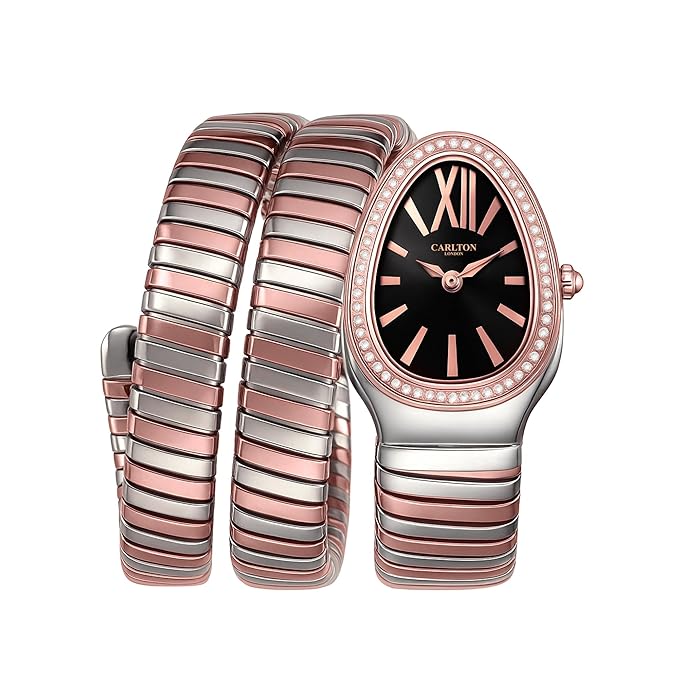 Carlton London Women’s Charmer Collection Analog Watch with Quartz Movement | Elegant Timepiece with Sleek Design & Refined Detailing | Perfect for Everyday & Occasional Wear