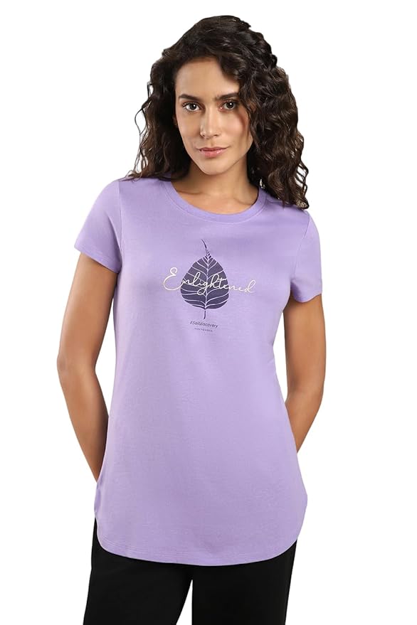 Van Heusen Women's Cotton Regular Fit T-Shirt