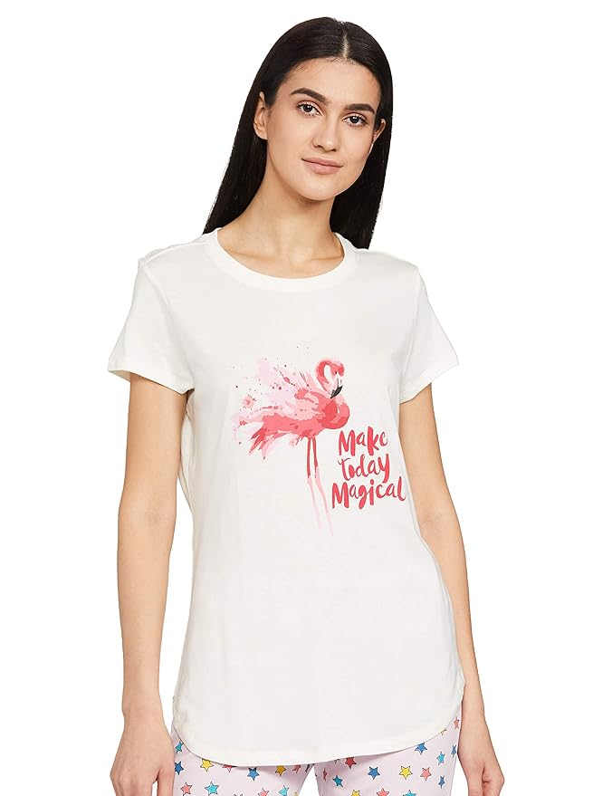 Van Heusen Women's Cotton Regular Fit T-Shirt