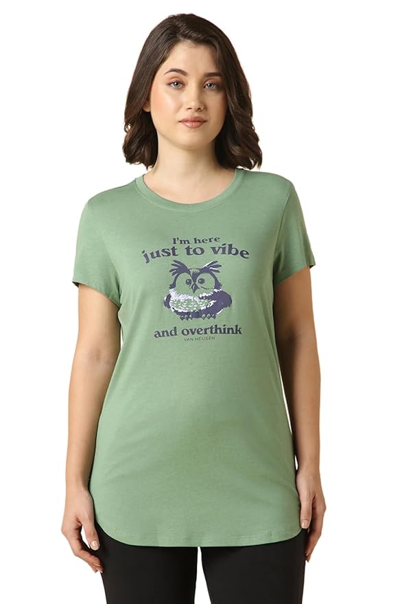 Van Heusen Women's Relaxed Fit T-Shirt