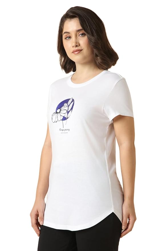 Van Heusen Women's Relaxed Fit T-Shirt