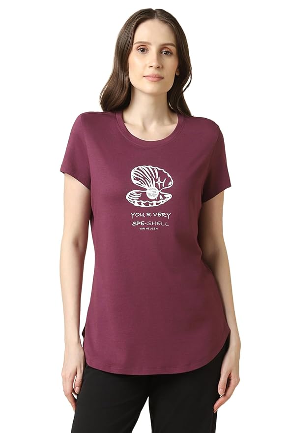 Van Heusen Women's Relaxed Fit T-Shirt