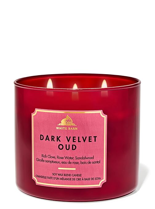 Bath & Body Works Dark Velvet Oud 3-Wick Candle