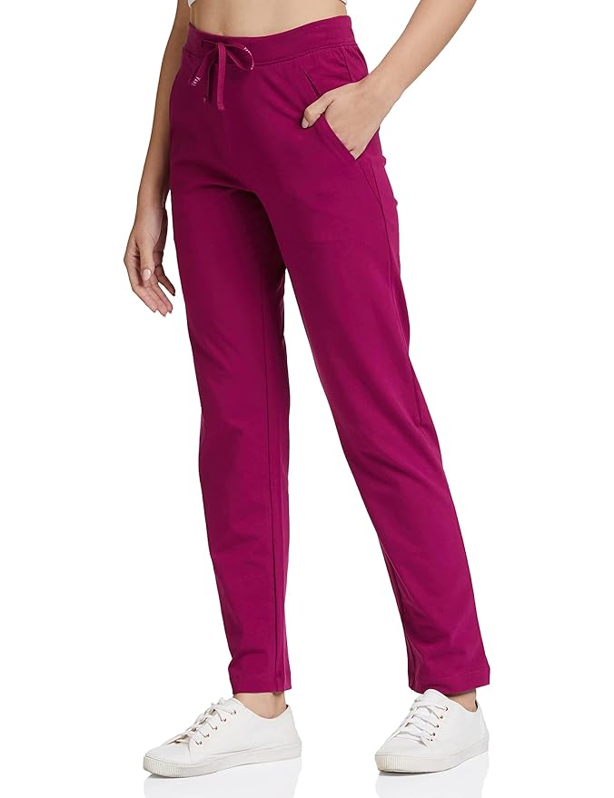Van Heusen Women’s Cotton Lounge Pants | Drawstrings & Side Pockets | Cotton Stretch | Smart Tech Finish| Everyday Pyjamas | At Home Pyjamas | Style 55303