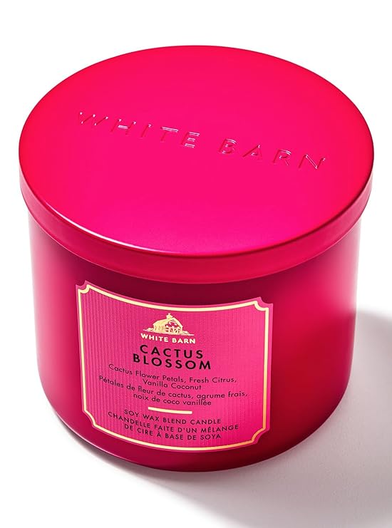 Bath & Body Works Cactus Blossom 3-Wick Candle