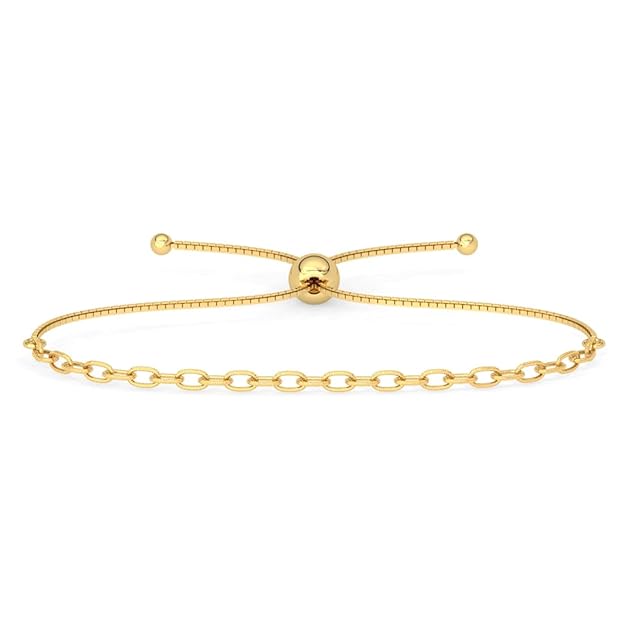 Clara 925 Pure Silver Texture Chain Bracelet | Adjustable, Gold Plated, Anti Tarnish | Gifts for Women and Girls