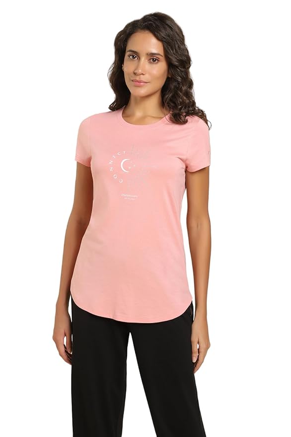 Van Heusen Women's Cotton Regular Fit T-Shirt