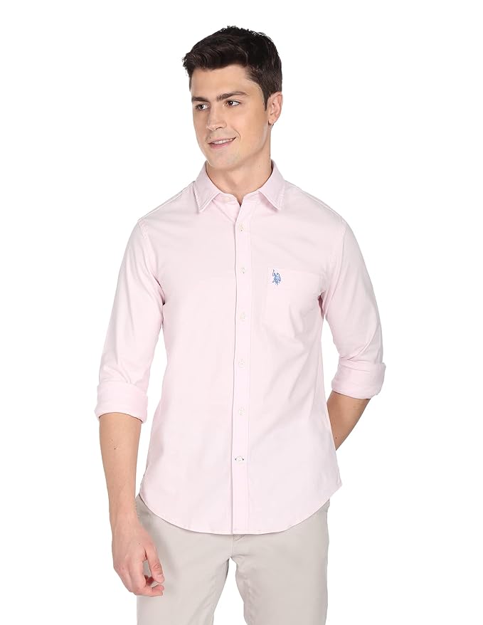 U.S. POLO ASSN. Men Cotton Regular Fit SHIRTS