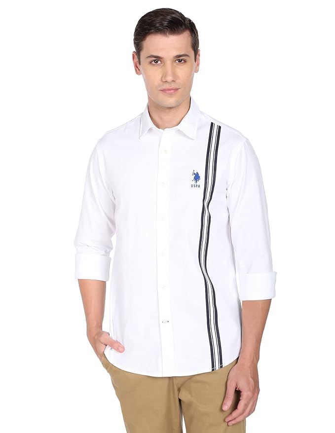 U.S. POLO ASSN. Men's Cotton Regular Fit Shirt