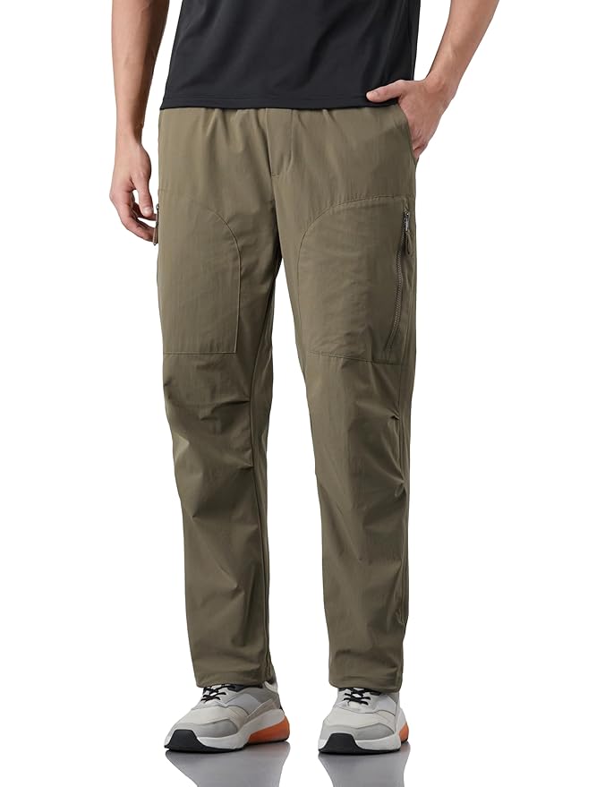 Amazon Brand - Symbol Men's Relaxed Fit Athleisure Jogger Cargo Trouser (Elasticated Waistband)