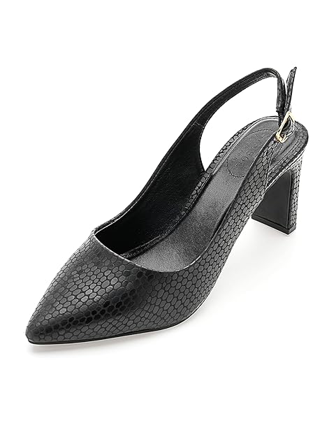 Symbol Premium Women's 'Desk to Dinner' Slingback Pumps (Ortholite Insole|Stylish Heels)