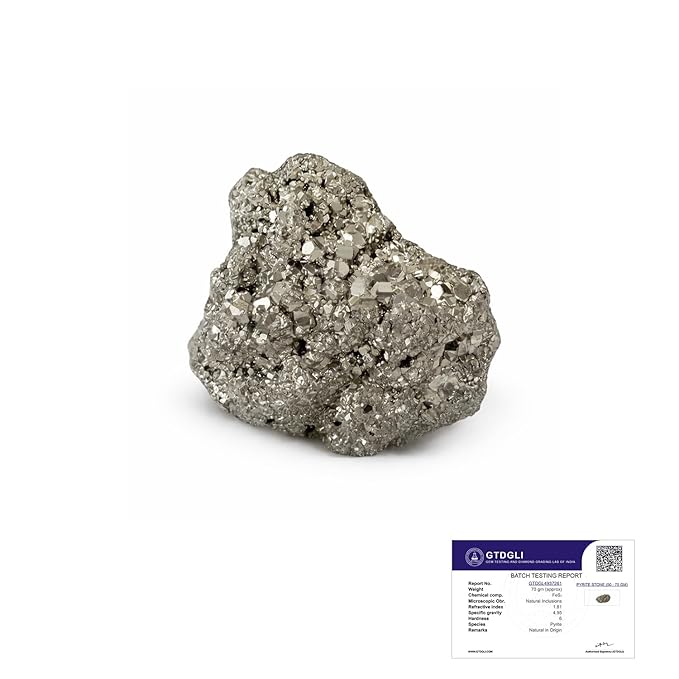 Astrotalk Raw Pyrite Stone | Natural Pyrite for Wealth & Prosperity | Energized for 108 Hours by Top Astrologers | Financial Growth, Confidence & Success Energy | Home & Office Vastu Stone