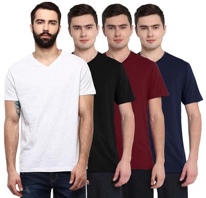 Aventura Outfitters Men's Regular Fit T-Shirt (Pack of 4)