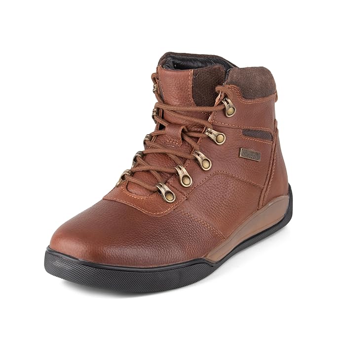 Red Chief Genuine Leather Casual Boots for Men | Rugged & Stylish Everyday Footwear | RC3841