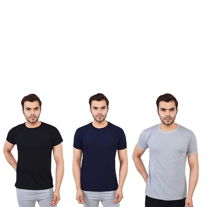 Amazon Brand - Nora Nico Mens Cotton Round Neck T Shirt