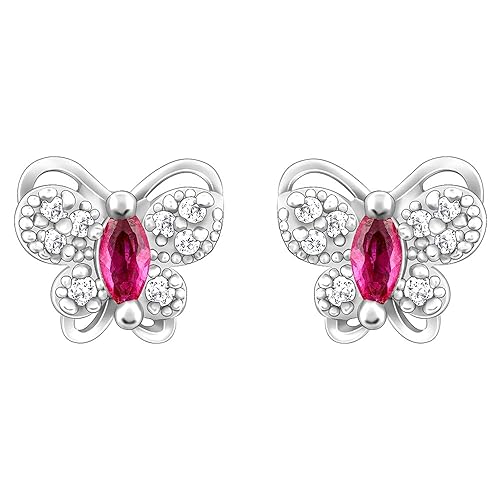 GIVA 925 Silver Beatiful Butterfly Studs Earrings | Gift for Girlfriend| Gifts for Women& Girls