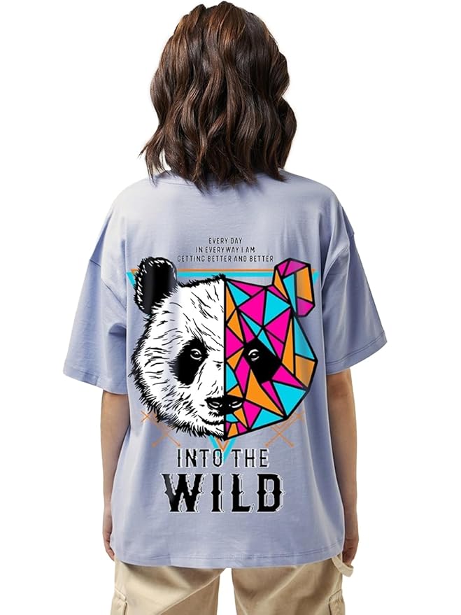 Bewakoof Women's Harry's House Graphic Print Cotton T-Shirt- Oversized Fit, Round Neck, Half Sleeves