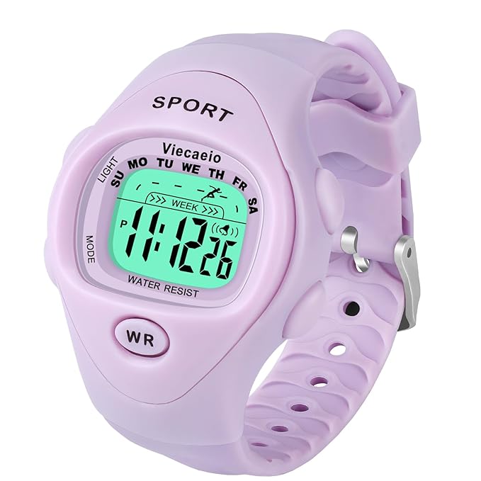 Kids Digital Watch, Suitable for 3-8 Years Old Boys for Girls Gift, with Waterproof, Shockproof, Stopwatch,Light and Alarm Clock, Easy and Comfortable Princess Accessories