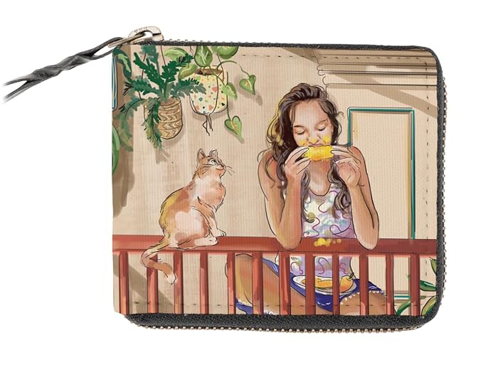 Kalankit Small Wallet for Woman | Mini Bi-Fold Purse for Women, Stylish Card Holder, Compact Pocket, Cute Money Purse for Girls | Ladies Zip Wallet for Women | Gift for Teenage Girls