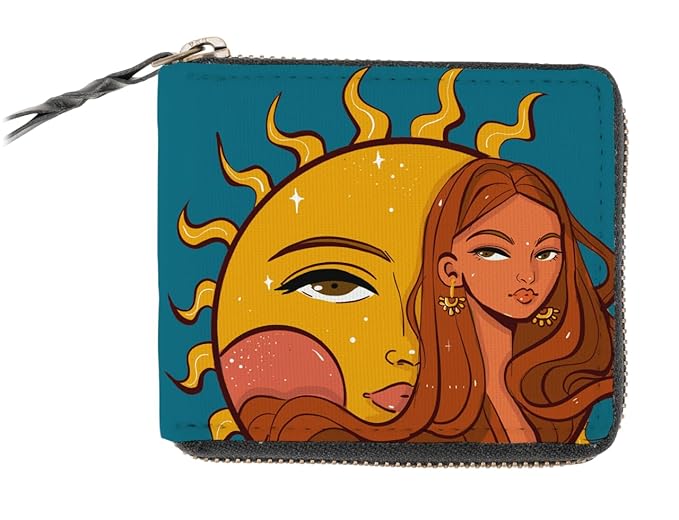 Kalankit Wallet for Woman | Compact Pocket Small Purse for Women, Mini Bi-Fold Card Holder, Women's Wallet | Cute Money Purse for Girls | Gift for Teenage Girls, Female Friends, Birthday Gifts
