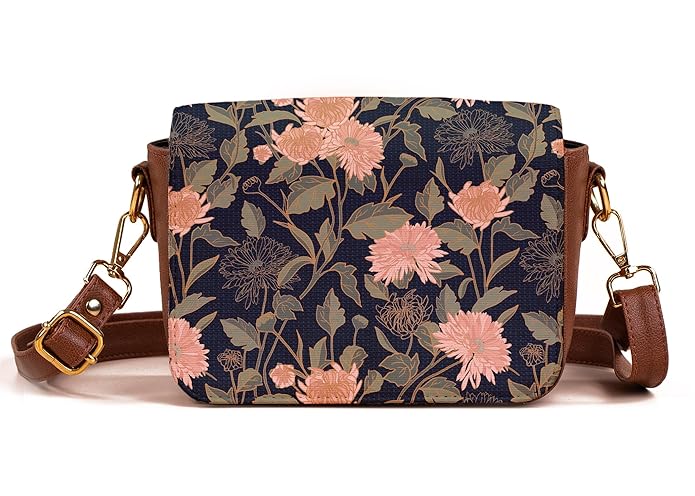 Kalankit Shoulder Bag for Woman | Vegan Leather Sling Bags for Women | Compact Crossbody Purse, Stylish Side Sling Bag & Gift for Woman