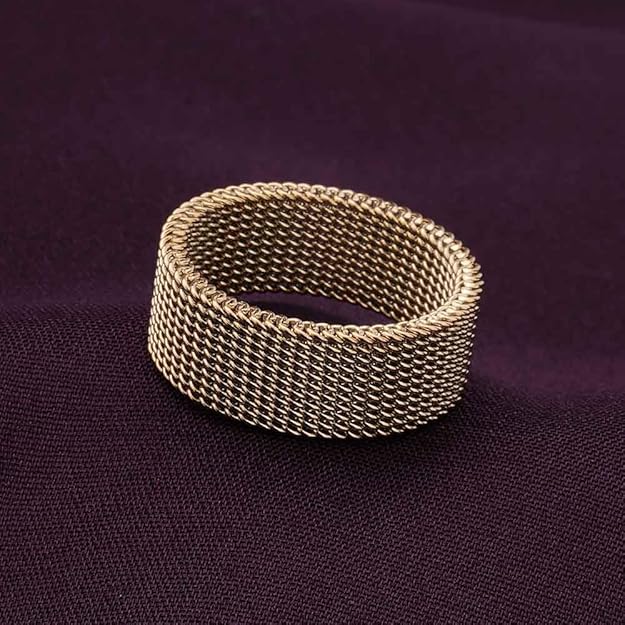 PALMONAS Gilded Chain Ring