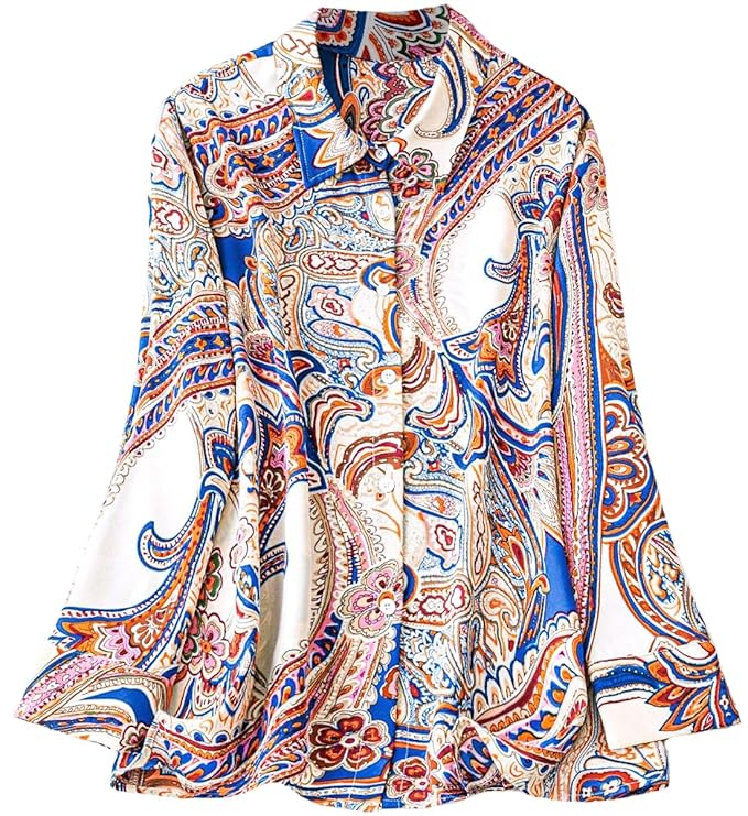 Leriya Fashion Women's Rayon Korean Style Long Sleeve Oversized Button Down Shirt | Plus Size Workwear Top for Office & Casual Wear (Available in Plus Size)