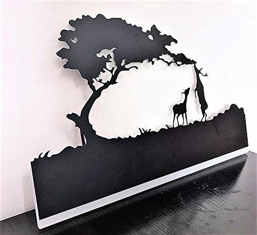 Smartway® 15W LED Wall Lamp Rectangle 2 Deer Design | Modern Decorative Wall Light Warm White & Cool White | Indoor Wall Mounted Light for Living Room Bedroom Kids Room Home Décor