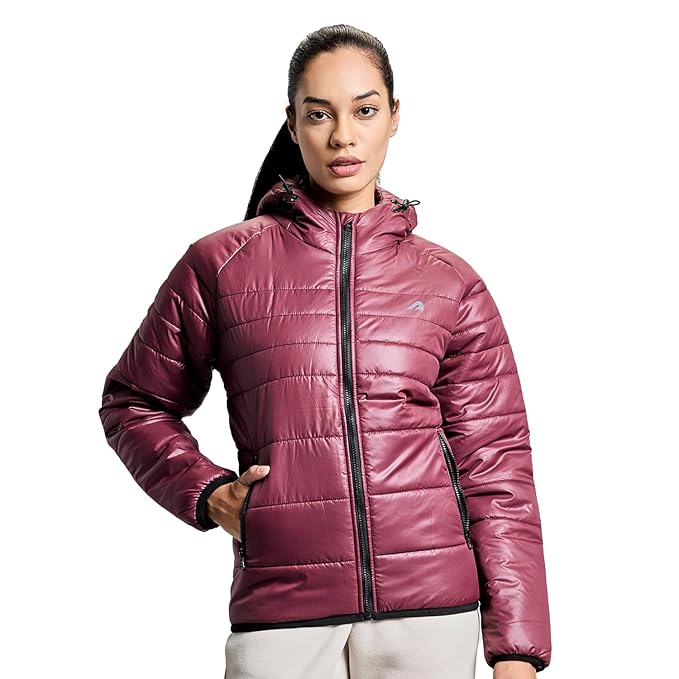 Boldfit jacket for woman puffer winter jacket for woman standard length jackets for women stylish latest hooded winter wear jackets for women cozy jerkins for ladies