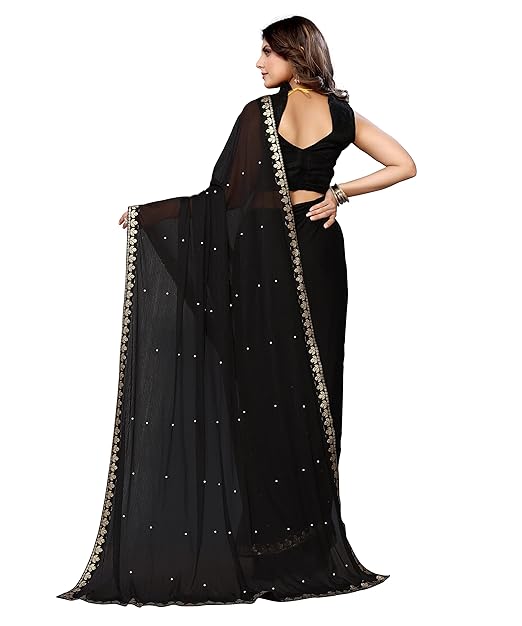 Yashika Womens Lycra Blend Saree
