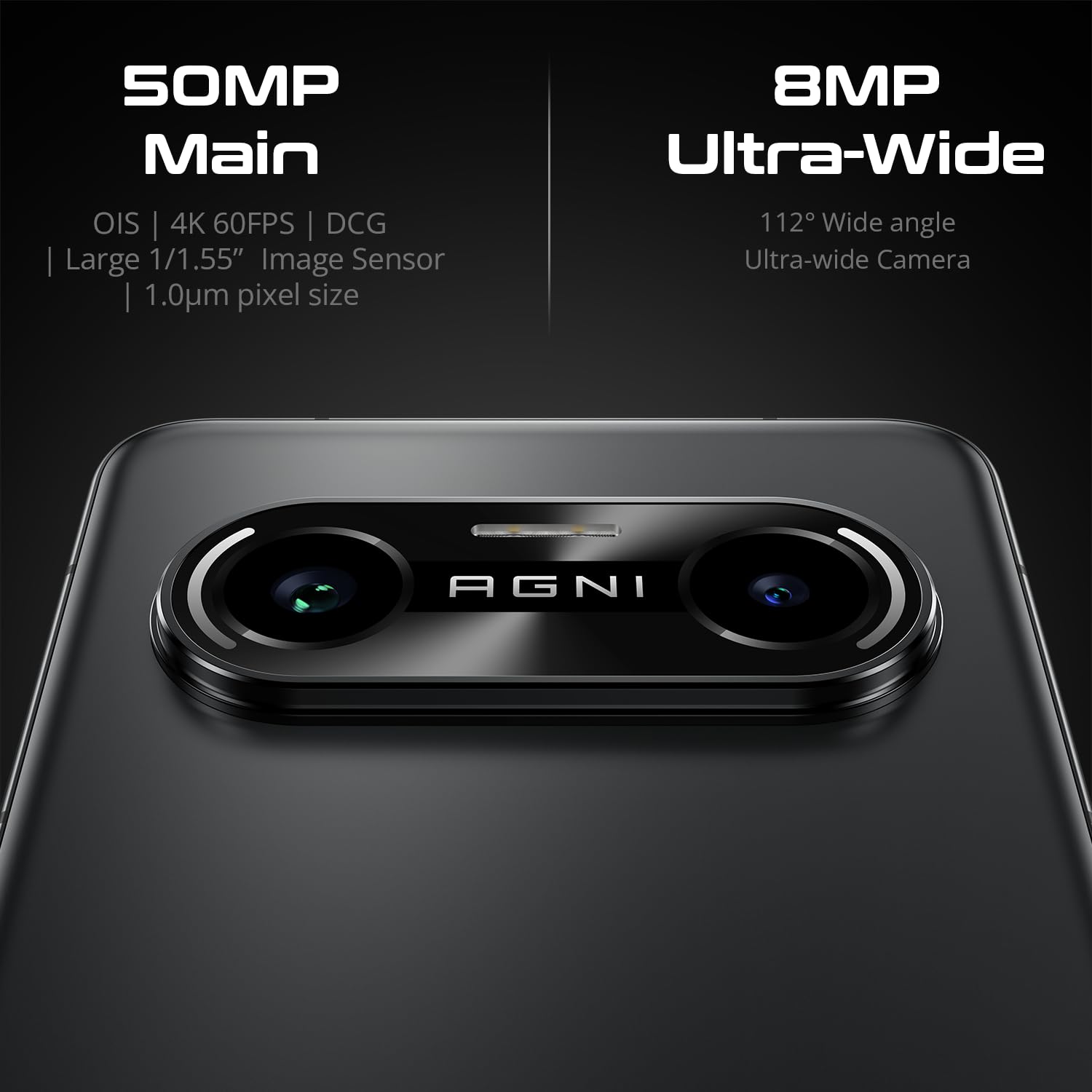 Lava Agni 4 5G (8GB RAM, 256GB Storage, Lunar Mist) | Metal Body | MTK Dimensity 8350 Processor (1.4Mn+ Antutu) | 1.5K AMOLED Display | 50MP OIS Camera | LPDDR5X RAM | UFS 4.0 | 4K@ 60fps | Vayu AI