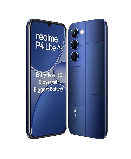 realme P4 Lite 5G (Mosaic Blue, 128GB Storage), (6GB RAM)