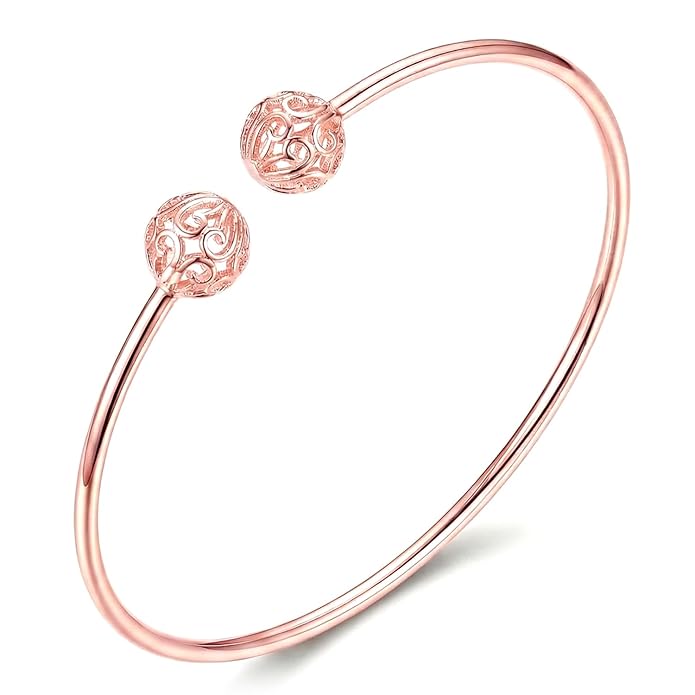 TRUESILVER ACPL 925 Sterling Silver Bracelets for Women | BIS Hallmarked Dainty Bangle Bracelet for Anniversary Wedding Birthday