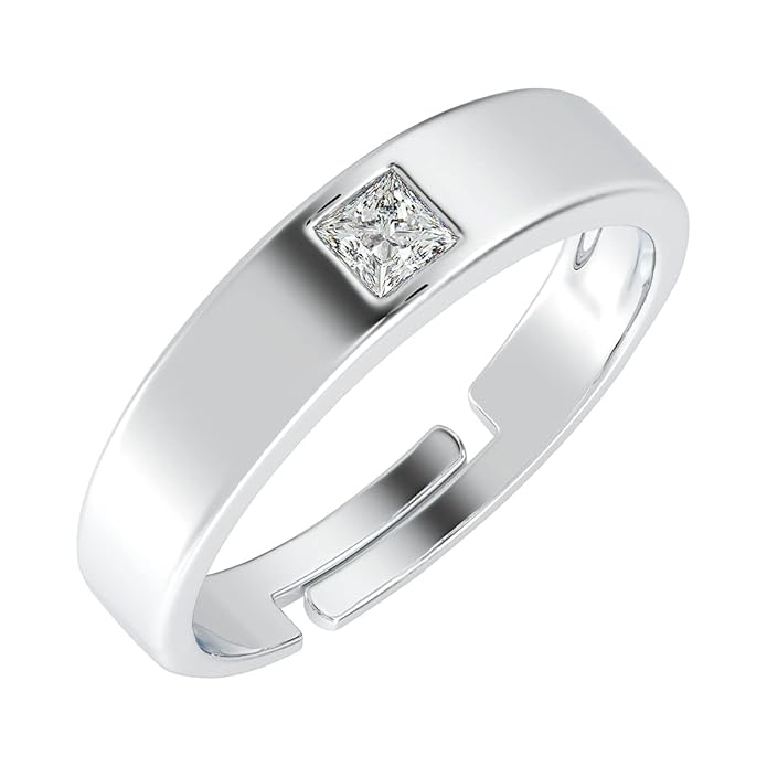 Clara Pure Real 925 Sterling Silver Adjustable Ring Band | Multiple Design Options | Gift for Women and Girls