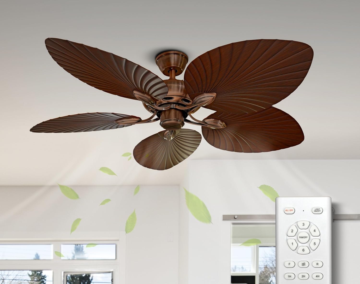 Smartway® - Vera Decorative Modern|Living Room|Dining|Bedroom Ceiling Fan Chandelier BLDC Noiseless Fan Motor|Metal Blade Remote Smart Google|Alexa Voice Assist App |Living Room