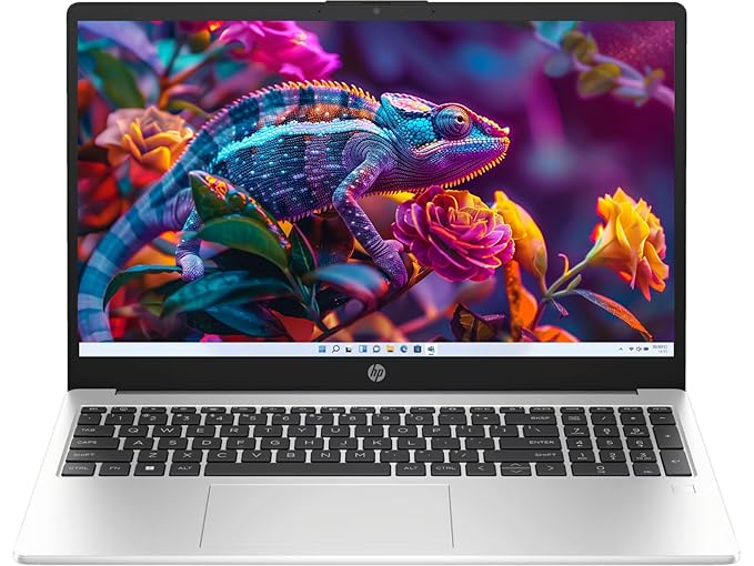 HP Professional 15 (2026), Intel (i5 14th Gen) Core 5 120U - (16 GB/512 GB SSD/Intel Iris Xe Graphics/DOS) Business Laptop/15.6" FHD/Backlit + Fingerprint/Silver/Copilot Key/1.5kg