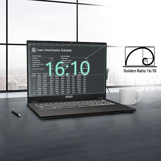 MSI Commercial 14 H, Intel 13th Gen i5-13420H, 36CM Business Laptop(16GB/512GB NVMe SSD/Windows 11 Pro/Intel Xe Graphics/Solid Grey/1.6Kg), A13MG-064IN