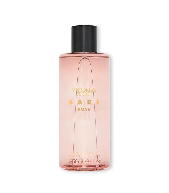 Victoria’s Secret Bare Rose Fragrance Mist for Women 8.4 oz | Long Lasting Body Spray | Notes of Pear Skin, Rosa Centifolia & Sheer Woods | Floral Warm Perfume Mist | Daily Wear Refreshing Scent
