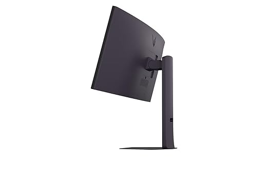 LG 34G600A 34-inch Ultragear WQHD (3440 x 1440) Curved Gaming Monitor,1MS,160Hz, AMD FreeSync Premium,NVIDIA® G-SYNC® Compatible, HDR10, Built-in Speaker, HDMI, DP, Tilt/Height/Swivel Stand, Black