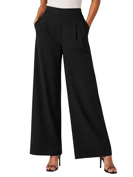 GRECIILOOKS Linen Ankle Length Casual Trousers for Women | Regular Fit Linen Pants with Elastic Closure | Summer Loose Fit Daily Outfit Pants for Women