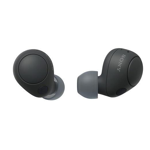 Sony WF-C700N Noise Cancellation Bluetooth Earbuds with Mic, TWS, Up to 15Hrs Battery, Adaptive Sound Control- Black Model: YY2968