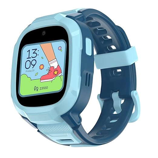 Noise Junior Explorer 2 Smart Watch for Kids with 4G SIM Compatible, 2-Way Video & Voice Calling, Geofencing, Real Time Location Monitoring via Google Maps, IP68, SOS Emergency Alerts (Frost Pop)