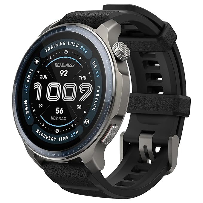 Amazfit Balance 2 Smart Watch 47mm AMOLED Sapphire Glass Display, Dual Band GPS, 21 Days Battery, 170+ Sport Modes, Hyrox Mode, Accurate Readings, for Android & iPhone