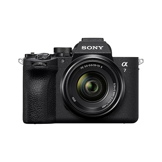 Sony Alpha ILCE-7M5M (with 28-70 mm 2 Zoom Lens) Full-Frame High Resolution 33 MP Camera | Partially Stacked Sensor | 4K 120P | 30fps - Black