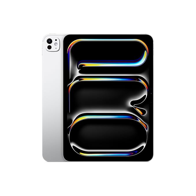 Apple iPad Pro [11″] (M5): Ultra Retina XDR Display, [512GB], 12MP Front Camera / 12MP Back Camera, LiDAR Scanner, Wi-Fi 7 with Apple N1, Face ID, All-Day Battery Life — Silver