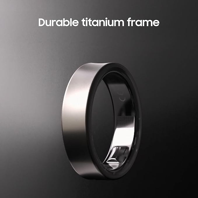 Samsung Galaxy Ring (Smartchoice), with Smart AI, Size First W/Sizing Kit, No App Subscription, Fitness Monitor, Sleep Tracker, Up to 7-Day Battery, Size 8, Titanium Black