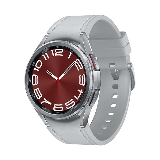 Samsung Galaxy Watch6 Classic (Smartchoice) (Silver, 47mm) | Rotating Bezel | Bluetooth | Monitor BP and ECG | Track Sleep and Health | Upto 40hrs Charge with Fast Charging | Galaxy Ecosystem | IP68