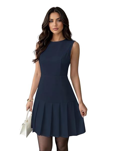 Leriya Fashion One Piece Mini Dress for Women | Western Stylish Midi Party Outfits Dress for Woman | Western Summer Mini Casual Wear for Beach Events, Date & Evening Look