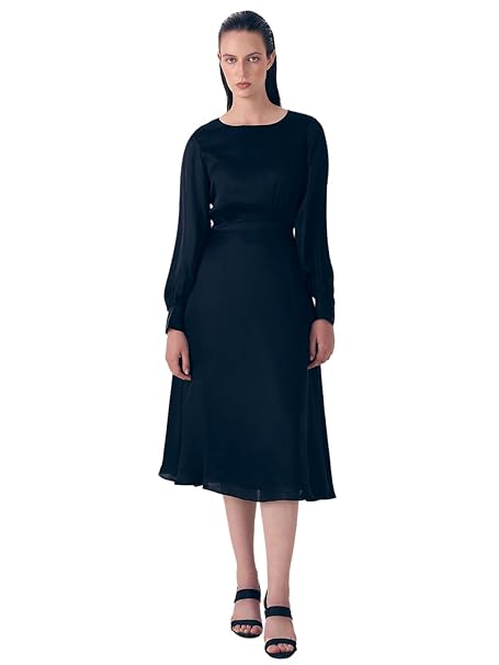 VERO Moda Midi Fit and Flare Dress for Women
